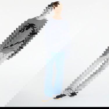 Villapaita RIPNDIP RIPNDIP Fossil Mohair Knit Sweater Harmaa | RNDFALL25102, 3