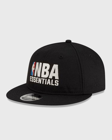 Korkki New Era Fear of God NBA Essentials Retro Crown Flat 9FIFTY Snapback Cap Musta | 60792600, 0
