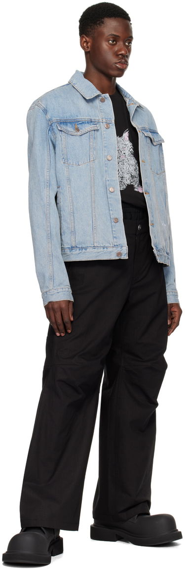 Cargo housut We11done Layered Trousers Musta | WD-PT1-24-318-M-BK, 3