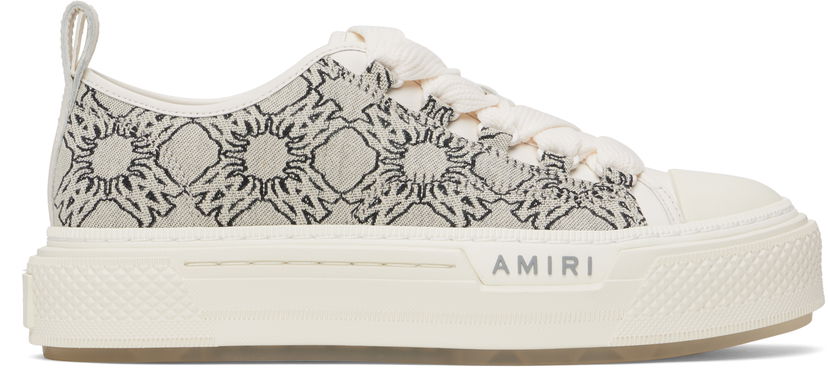 Vaatteet AMIRI AMIRI MA Quad Jacquard Court Low Valkoinen | AWFOSR1094