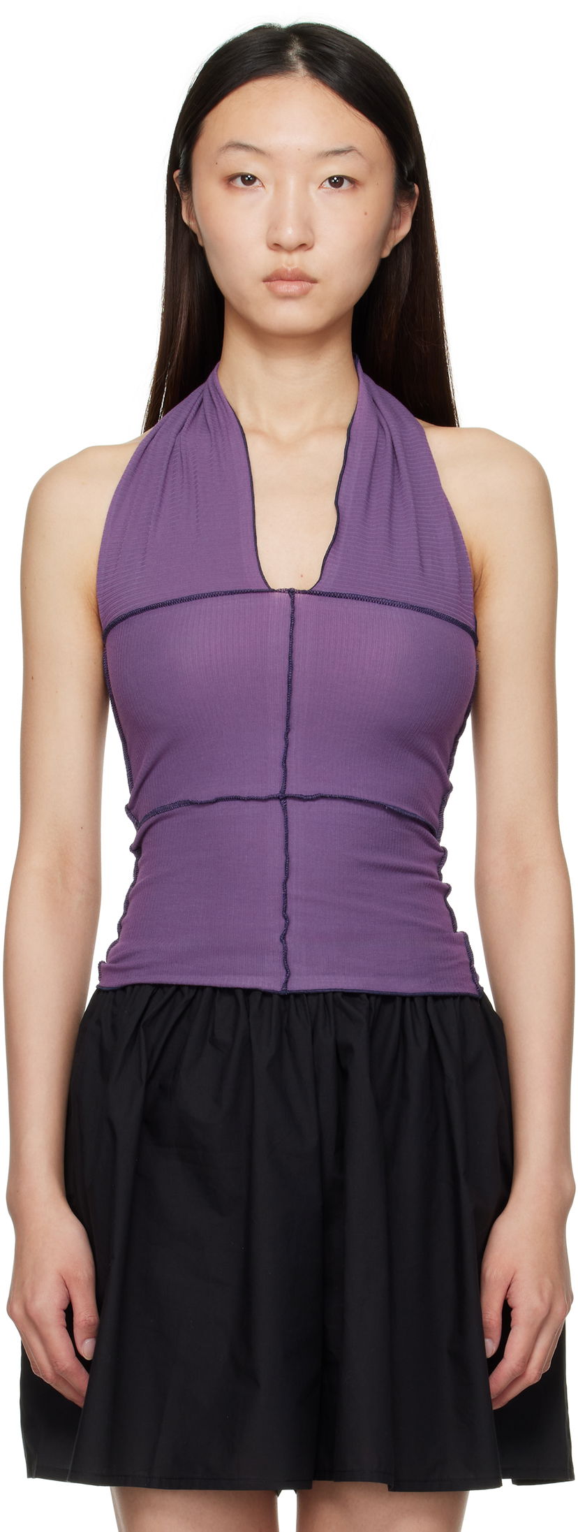 Tankkitoppi Baserange Baserange Cinder Halter Top Violetti | TTCH-CR-AU25