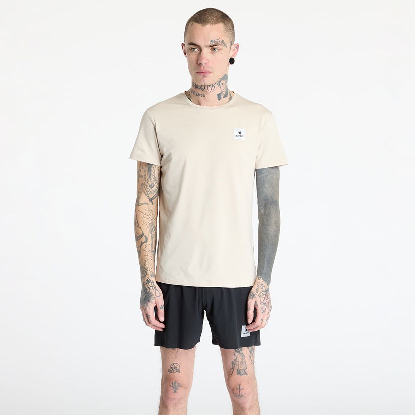T-paita Saysky SAYSKY Statement Pace T-Shirt Beige | NMRSS21C8002