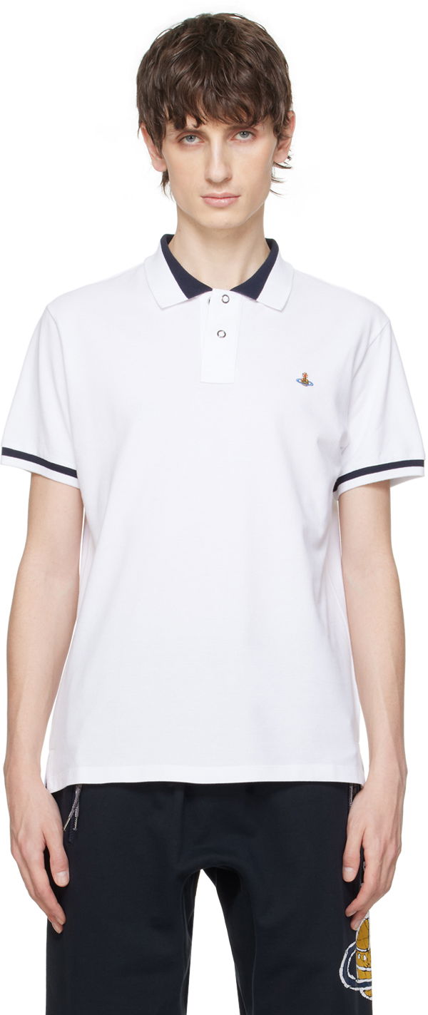Poolopaita Vivienne Westwood Classic Polo Tee Valkoinen | 2H01000I-J0009-