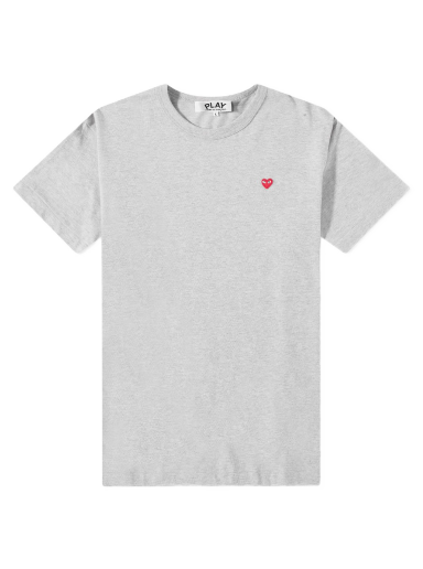 T-paita Comme des Garçons Play Small Red Heart Tee Harmaa | P1T306-1