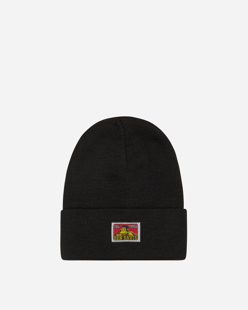 Pipo Ben Davis Logo Knit Beanie Musta | BEN9295 001