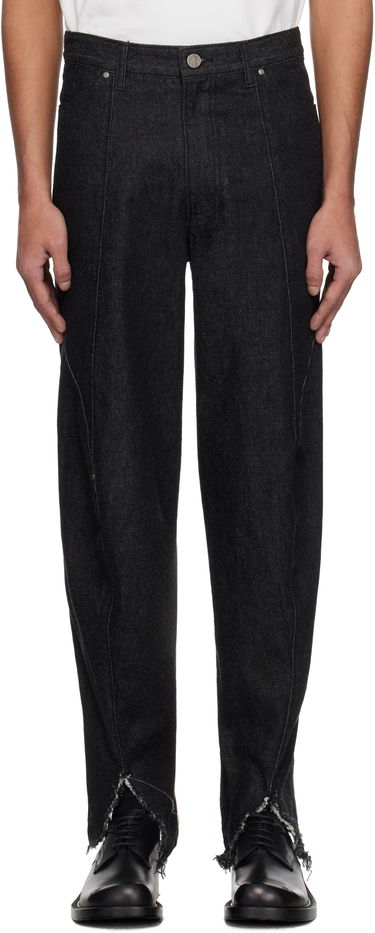 Jeans ADER ERROR ADER error 0105 Split Hem Jeans Musta | BO01SSJE0105BK, 0