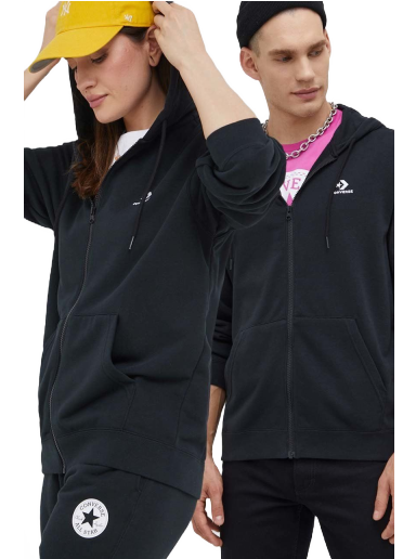 Huppari Converse hood zip Musta | 10023871.A01