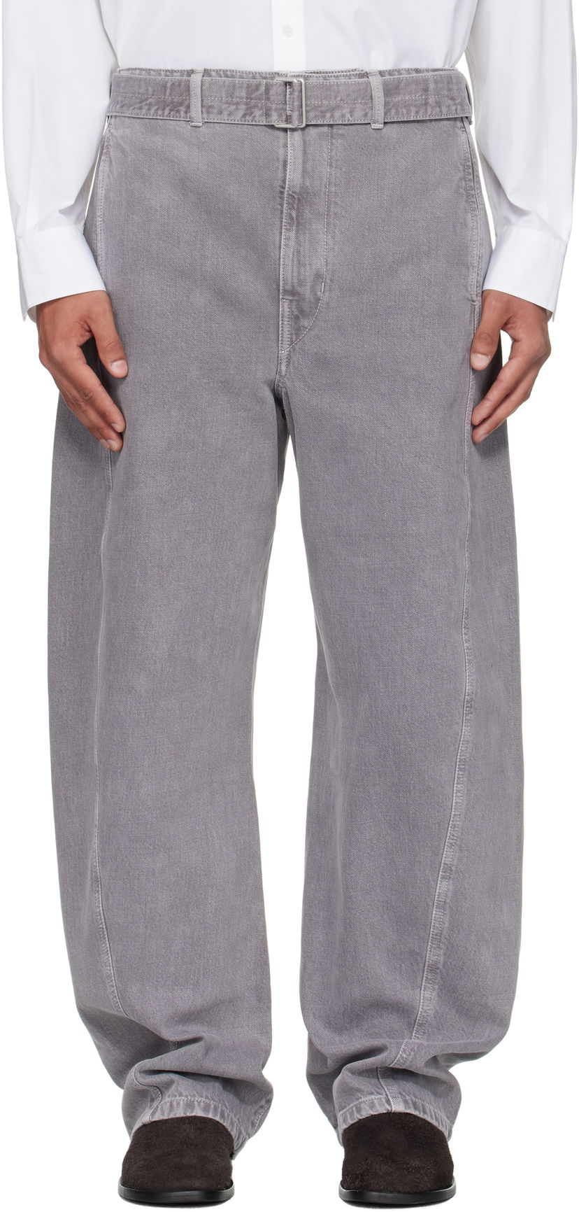 Jeans LEMAIRE Lemaire Twisted Belted Jeans Harmaa | PA326 LD1062