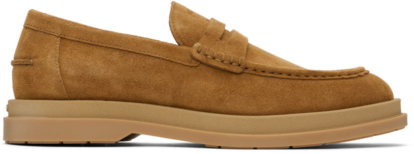 Tennarit ja kengät BOSS Hugo Suede Loafers Ruskea | 50536215
