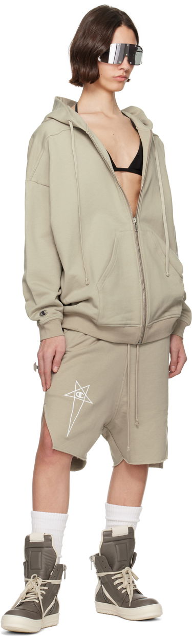 Huppari Rick Owens Rick Owens Champion Edition Jumbo Jason's Hoodie Vihreä | CW01E1663 CHFE, 3
