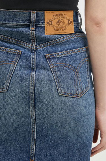 Hame Fiorucci Denim Midi Skirt Sininen | W01FPDSK176DN01DN02, 4