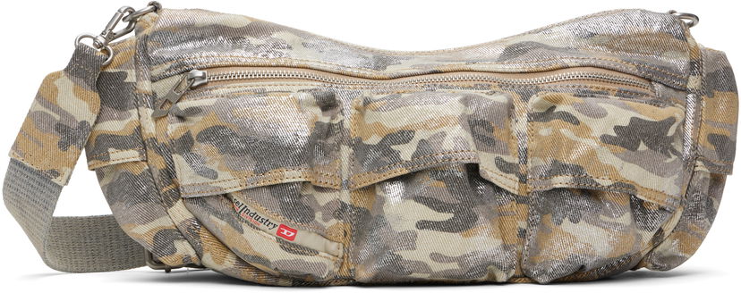 Olkalaukku Diesel Multi-Pocket Crossbody Bag Beige | X10280-P8082-T2037