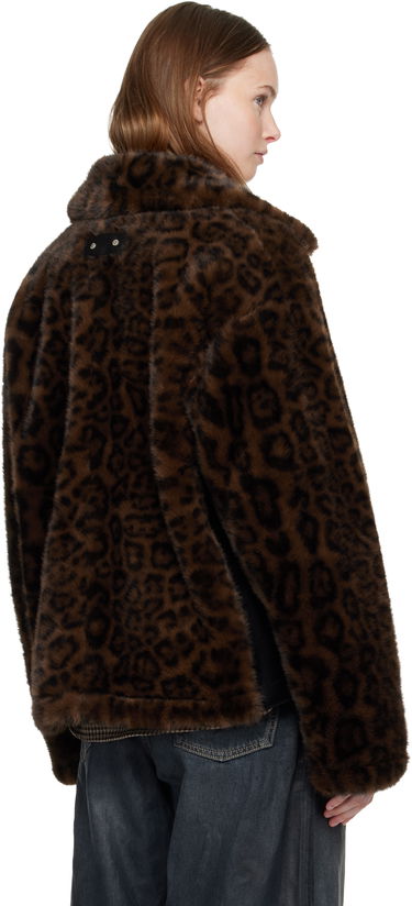 Takki Andersson Bell Andersson Bell Leopard Fur Duffle Jacket Ruskea | awa735u, 2
