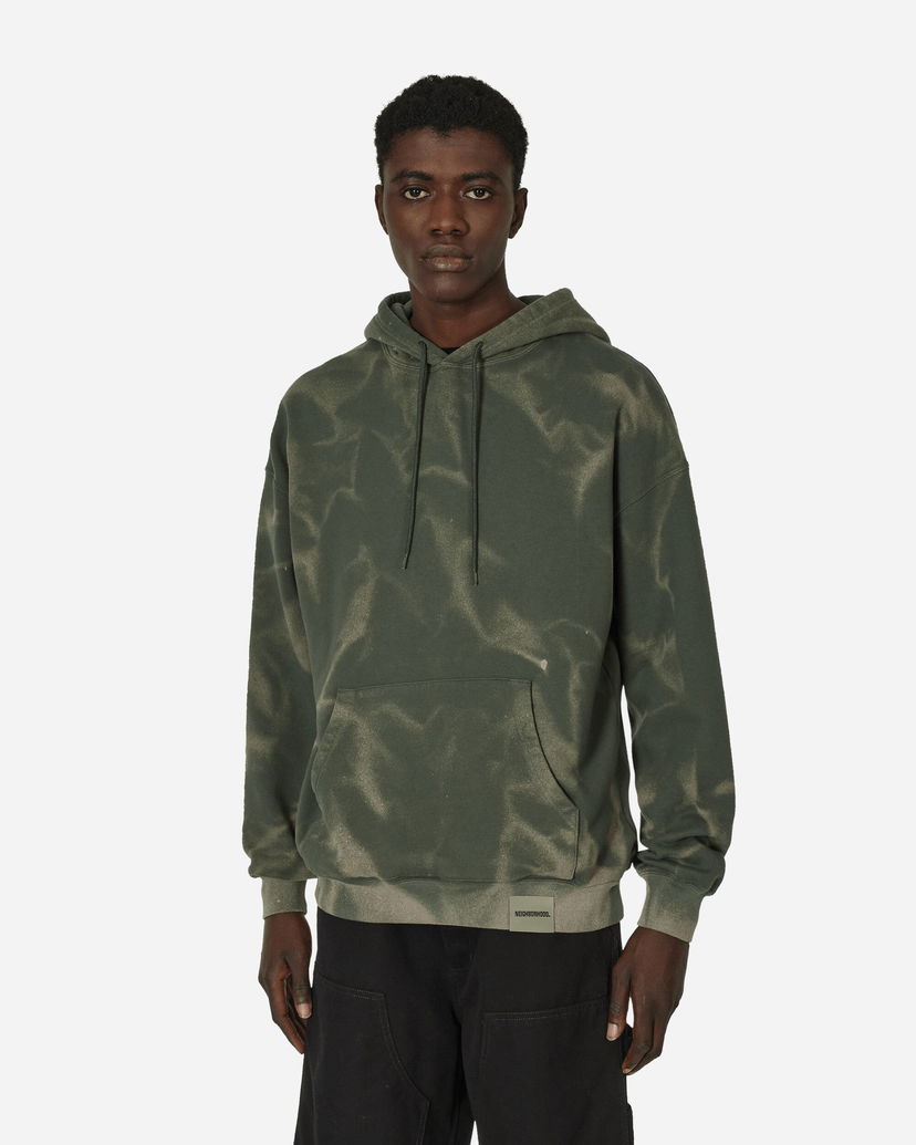 Huppari Neighborhood Tie-Dye Hooded Sweatshirt Olive Drab Vihreä | 241FPNH-CSM10 OD