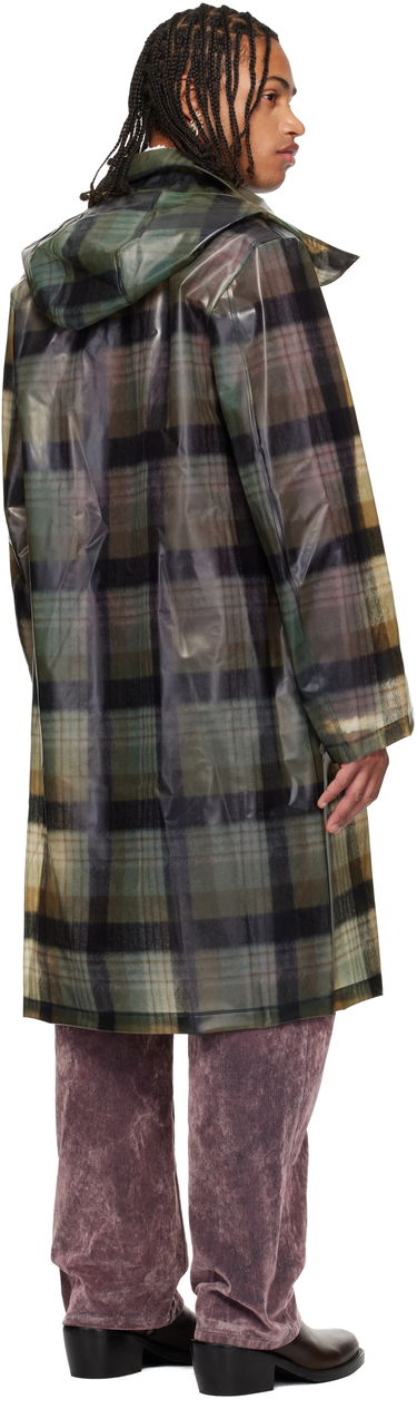 Sadetakki Dries Van Noten Plaid Translucent Loose Fit Mac Raincoat Monivärinen | 252-020251-2083, 2