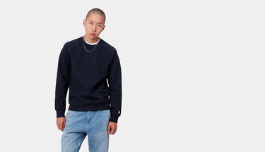 Huppari Carhartt WIP WIP Chase Tummansininen | I026383_00H_XX, 3