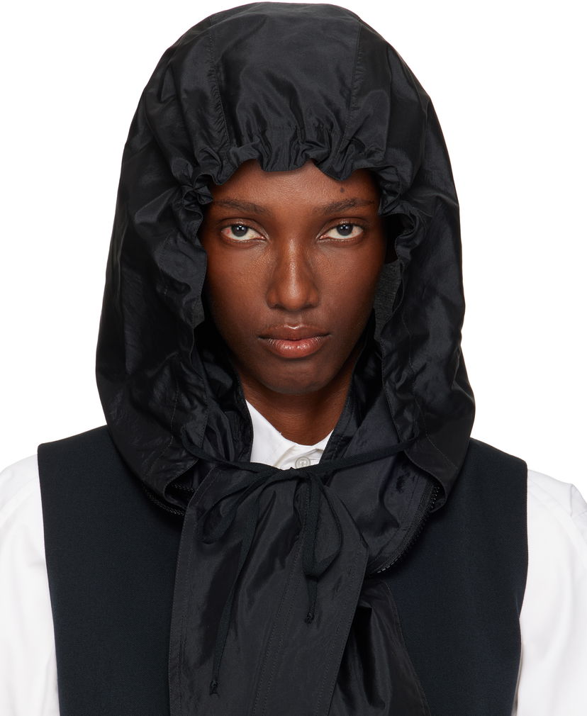Huivi Maison Margiela Maison Margiela Hooded Neck Scarf Musta | S51TH0092 M35350