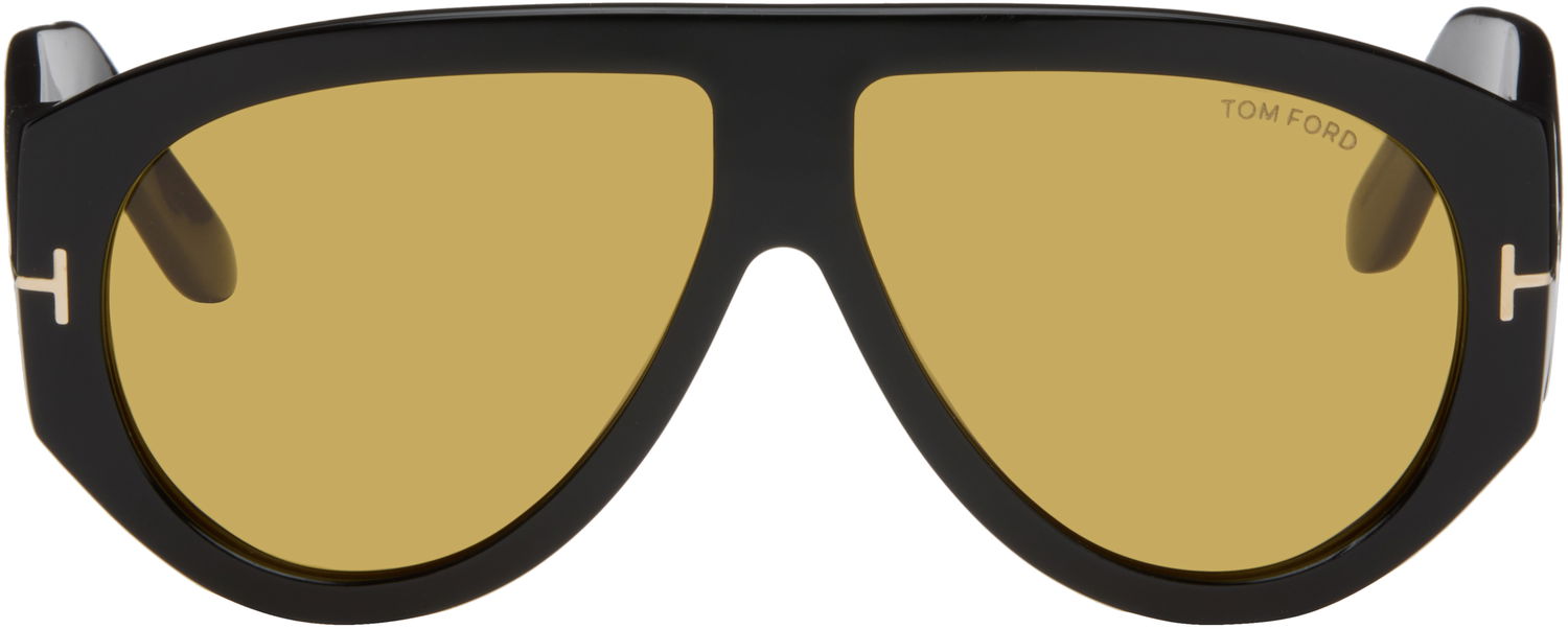 Aurinkolasit Tom Ford Bronson Pilot-style Sunglasses Musta | FT1044_6001E, 0