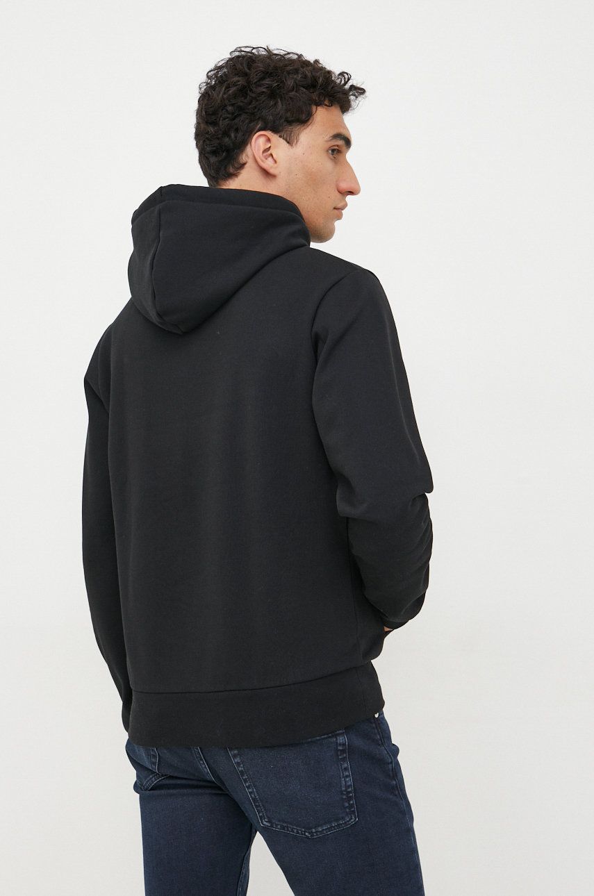 Huppari Lacoste Organic Cotton Hoodie Musta | SH9623, 1