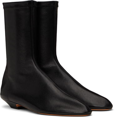 Tennarit ja kengät Khaite Khaite Apollo Flat Ankle Boots Musta | F1082-836, 3