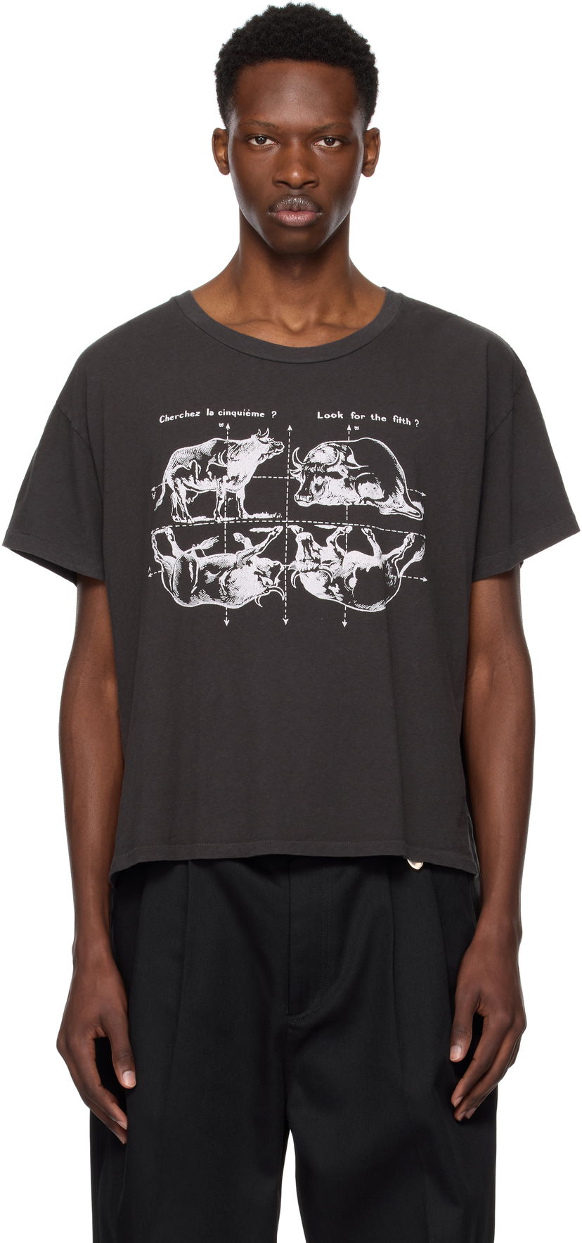 T-paita Enfants Riches Déprimés Enfants Riches Déprimés 'Look For The Fifth' Graphic T-Shirt Musta | 010-816