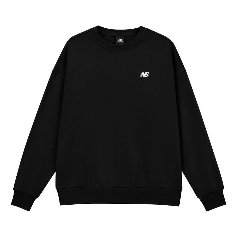 Huppari New Balance Casual Pullover Sweatshirt Musta | AMT33344-BK