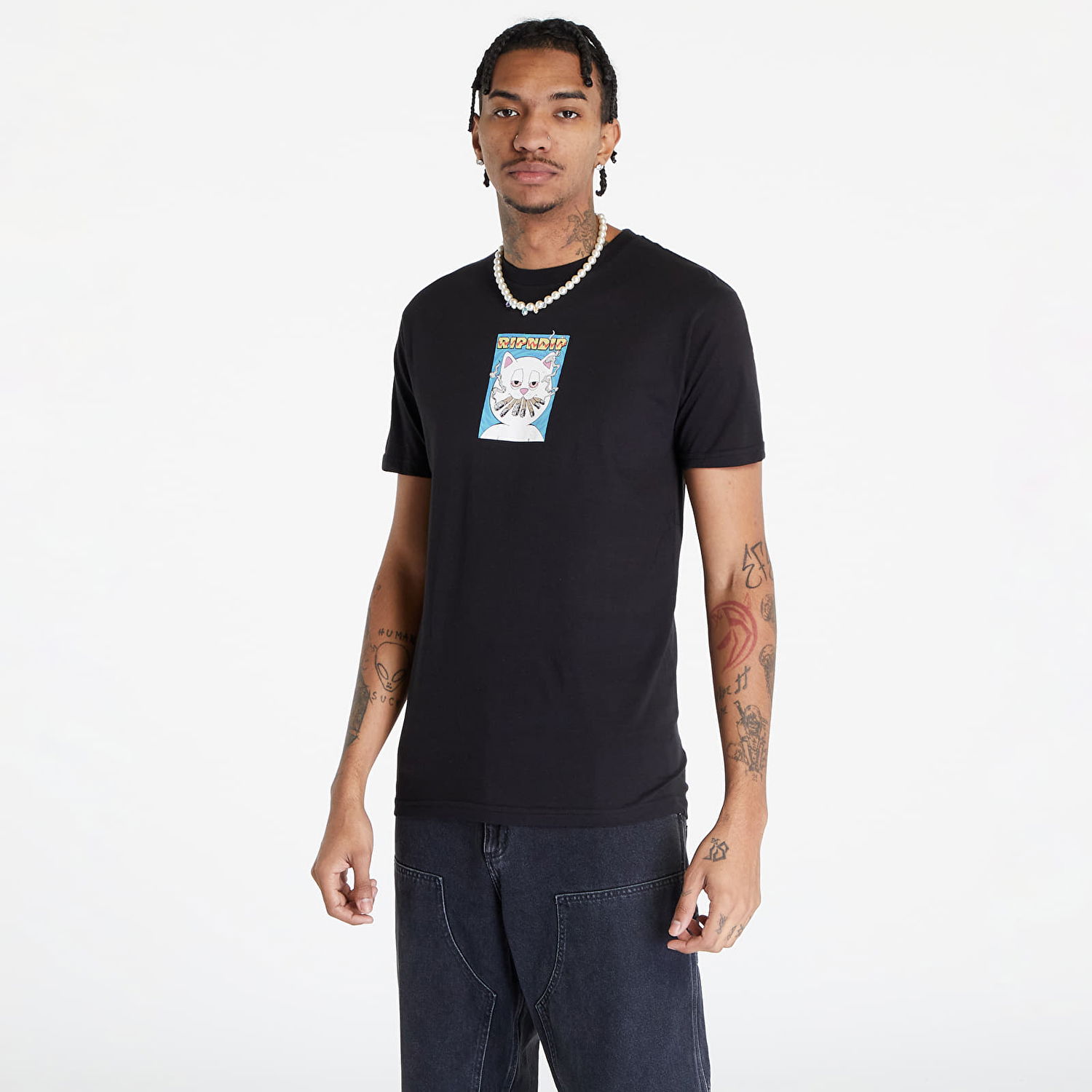 T-paita RIPNDIP Blunt Face Tee Musta | RNDHOL23164, 0