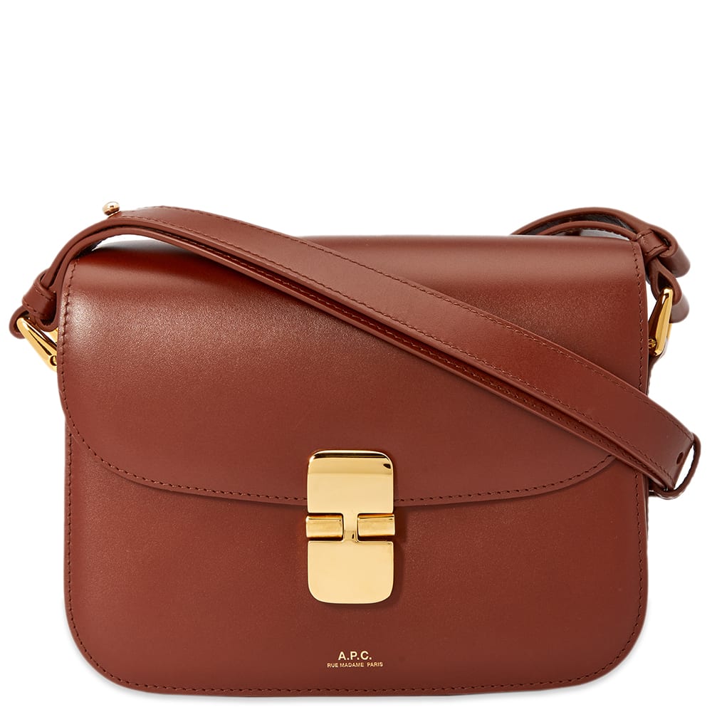 Olkalaukku A.P.C. Small Grace Bag Ruskea | PXBMW-F61413-CAD, 0