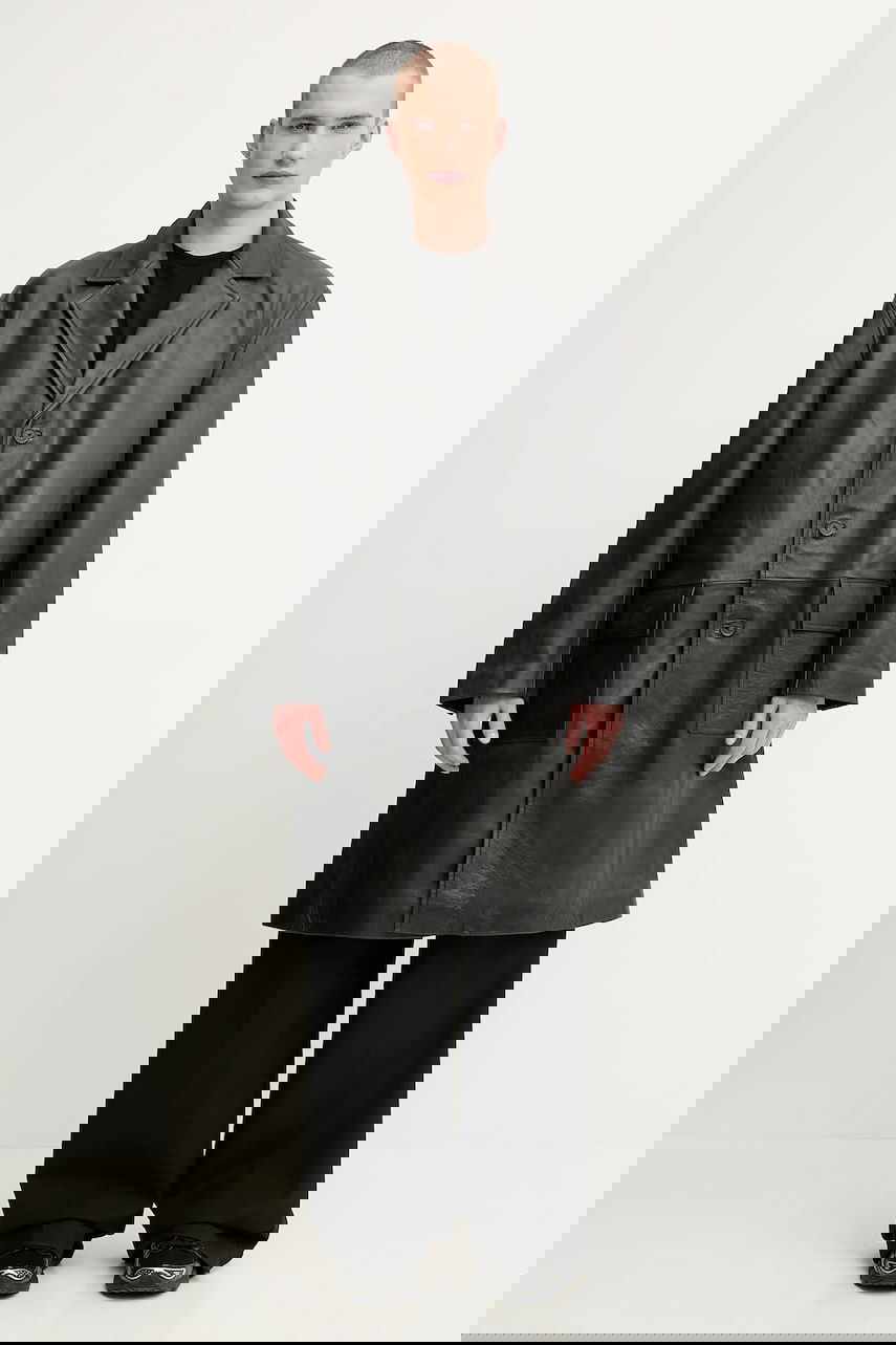 Takit 1017 ALYX 9SM 1017 ALYX 9SM Vintage Leather Coat Musta | AAMOU0547LE01, 0