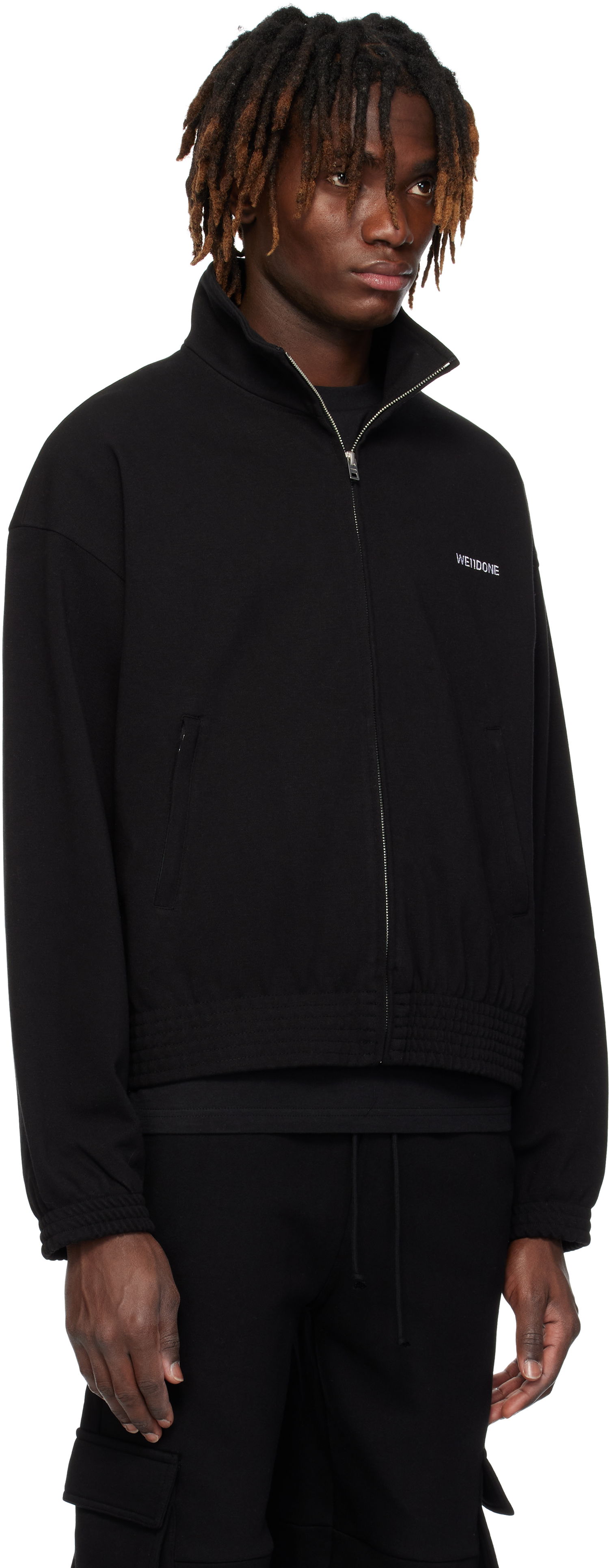 Tuulitakki We11done We11done Contrast Track Jacket Musta | WD-TJ0-25-837-U-BK, 1