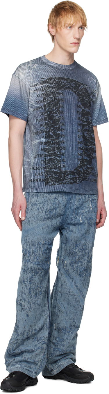 Verryttelyhousut Diesel Diesel D-Enimos-FSG Acid Wash Drawstring Lounge Pants Sininen | A18936-068RQ-01, 3