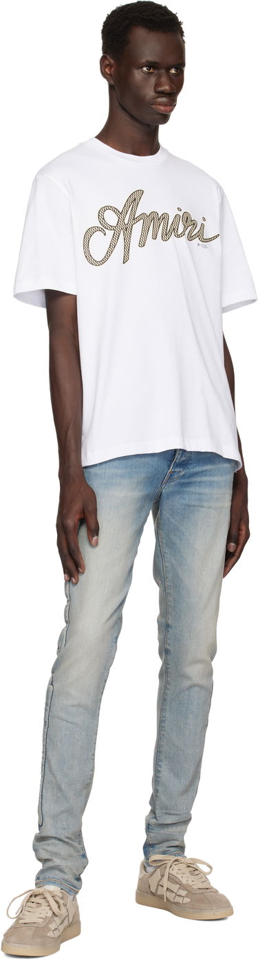 T-paita AMIRI Amiri Script T-Shirt Valkoinen | AMJYTE1193, 3