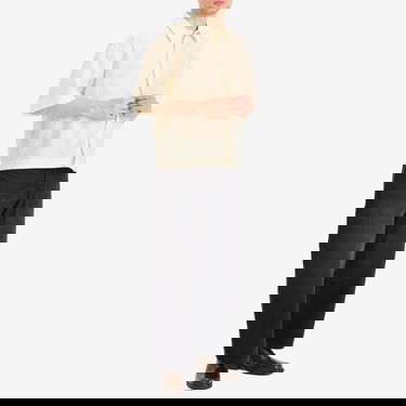 Paita Studio Nicholson Boxy Short Sleeve Shirt, Size X-Large Beige | SANKOSNM-1267-MLK, 4