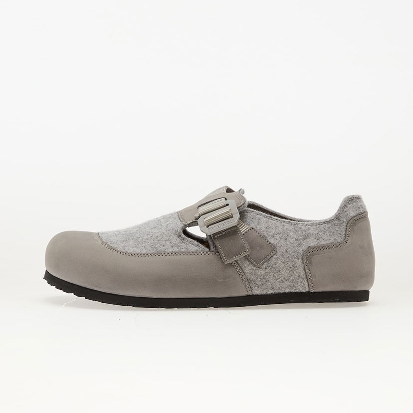 Tennarit ja kengät Birkenstock London Nova Felt Leather/ Textile/ Felt Stone Coin Harmaa | 1030175
