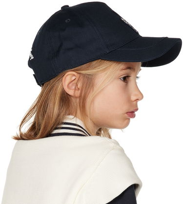 Korkki Moncler Moncler Enfant Embroidered Baseball Cap Tummansininen | 954 3B00012 0U082, 2