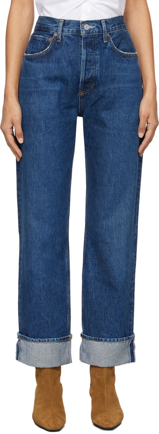 Jeans AGOLDE Low Slung Straight Jeans Sininen | A9157-1371