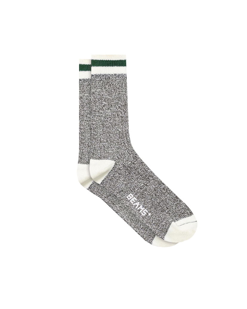 Sukat BEAMS Beams+ Rag Crew Socks Harmaa | 38430005479-05