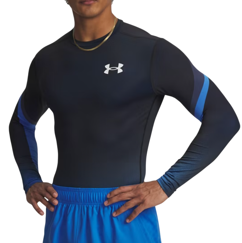 T-paita Under Armour Under Armour Heatgear Sub Crew Long Sleeve T-Shirt Musta | 6007631-402