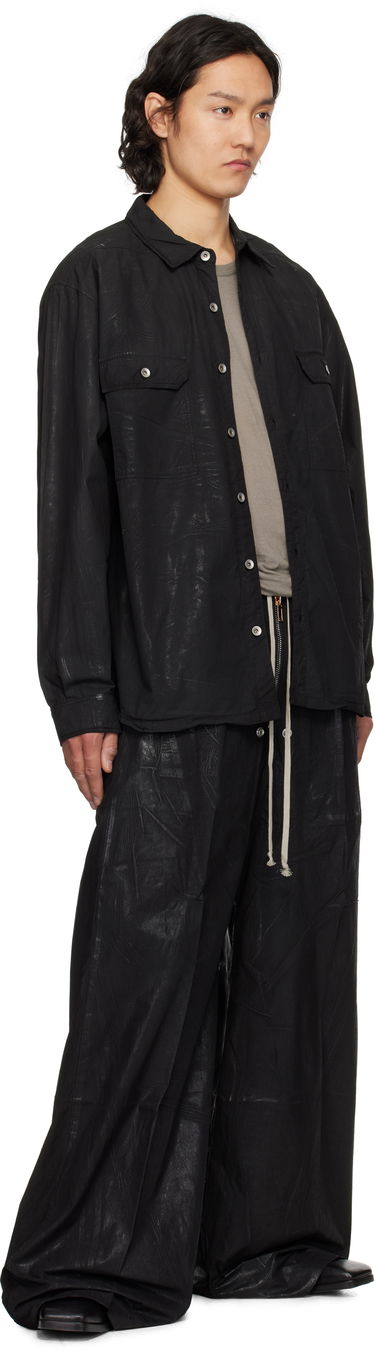 Housut Rick Owens Rick Owens DRKSHDW Hollywood Geth Belas Trousers Musta | DU01E3378 PF, 3