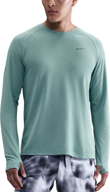 Huppari Nike Stride Textured Long-Sleeve Running Top with Thumbholes Turkoosi | hv2705-017, 0