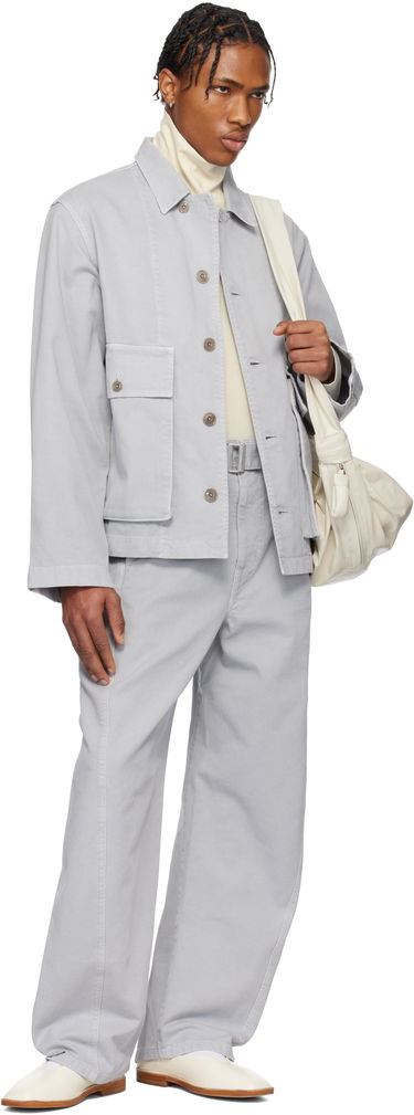 Takki LEMAIRE Lemaire Boxy Denim Jacket Harmaa | OW306 LD1036, 4
