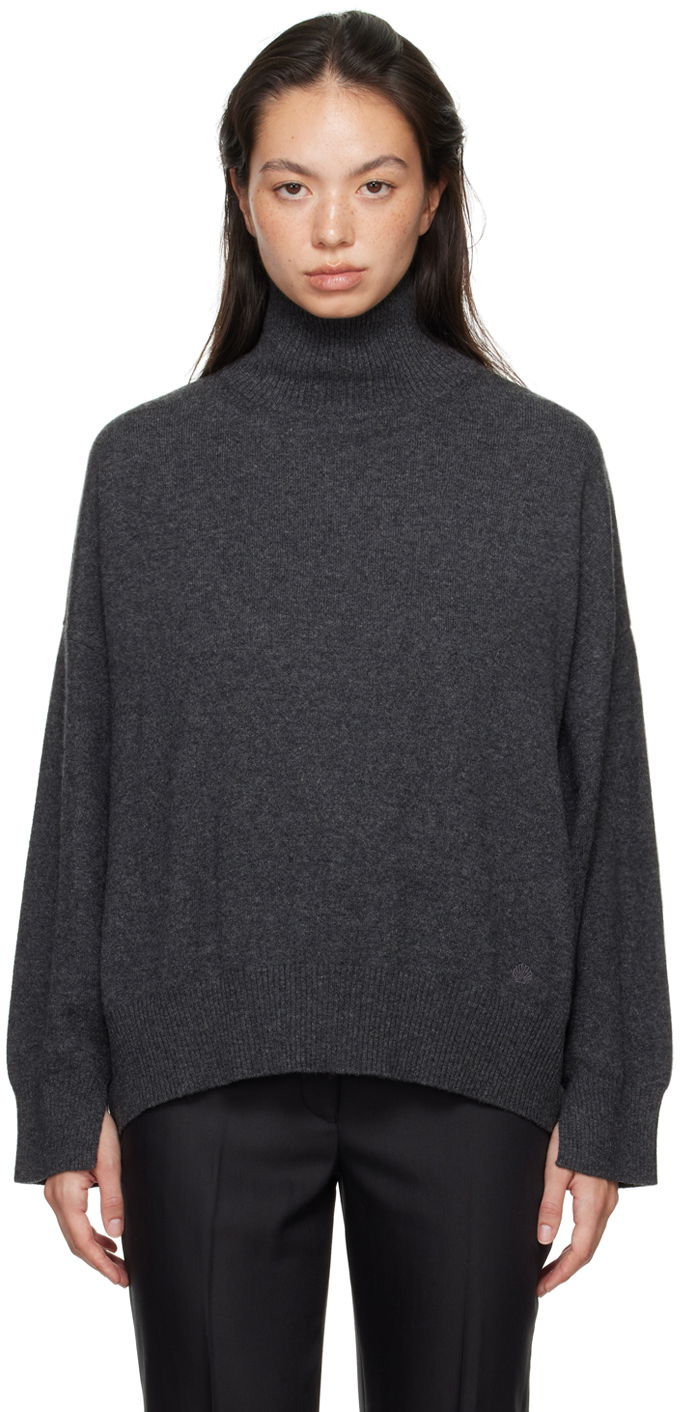 Villapaita Loulou de Saison Loulou de Saison Murano Turtleneck Sweater Harmaa | MURANO