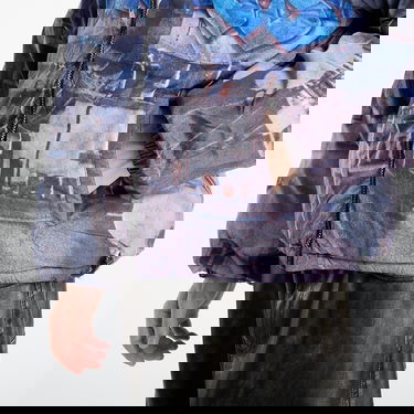 Puffer takki Wasted Paris Elevation Puffer Cityscape Graffiti Print L Monivärinen | WP_000318, 3