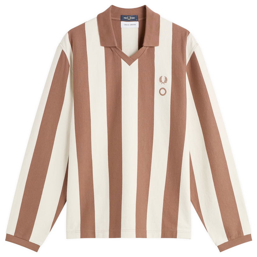 Poolopaita Fred Perry x Craig Green Heavy Weight Long Sleeve Striped Polo Shirt Monivärinen | SM1142-76A
