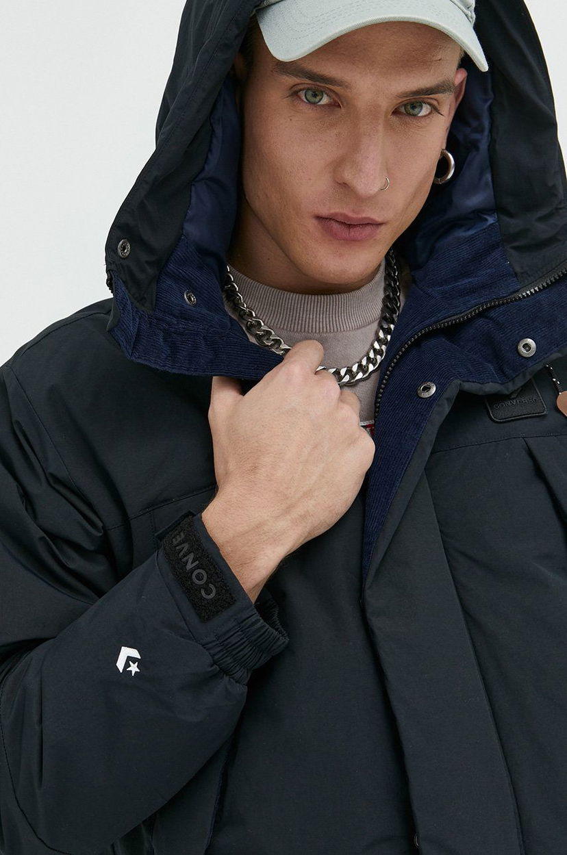 Parka Converse Converse Oversize Winter Puffer Jacket Tummansininen | 10023775.A03