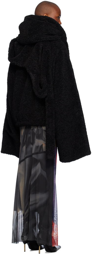 Takit Ottolinger Ottolinger Wrap Teddy Short Jacket Musta | 1230703921, 2