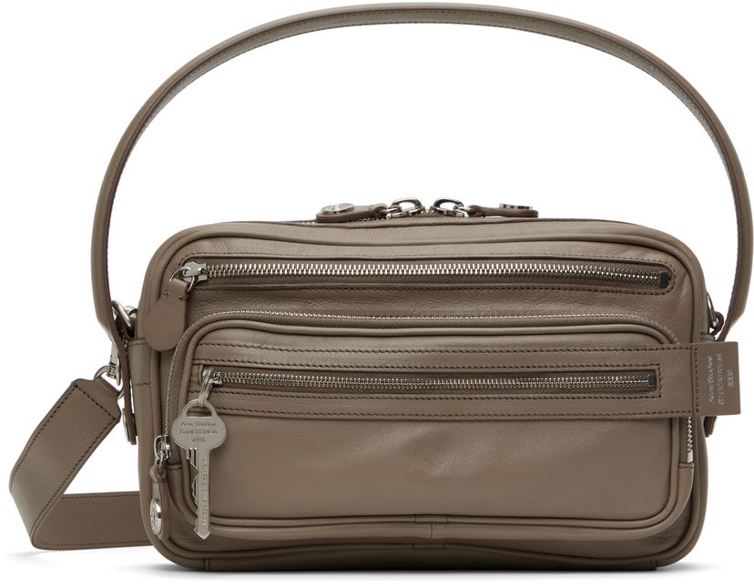 Olkalaukku Acne Studios Acne Studios Camero Party Leather Shoulder Bag Harmaa | C10240-