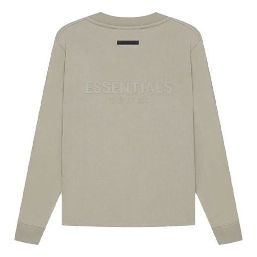 Villapaita Fear of God Essentials Long Sleeve T-Shirt Harmaa | FOG-SS21-585