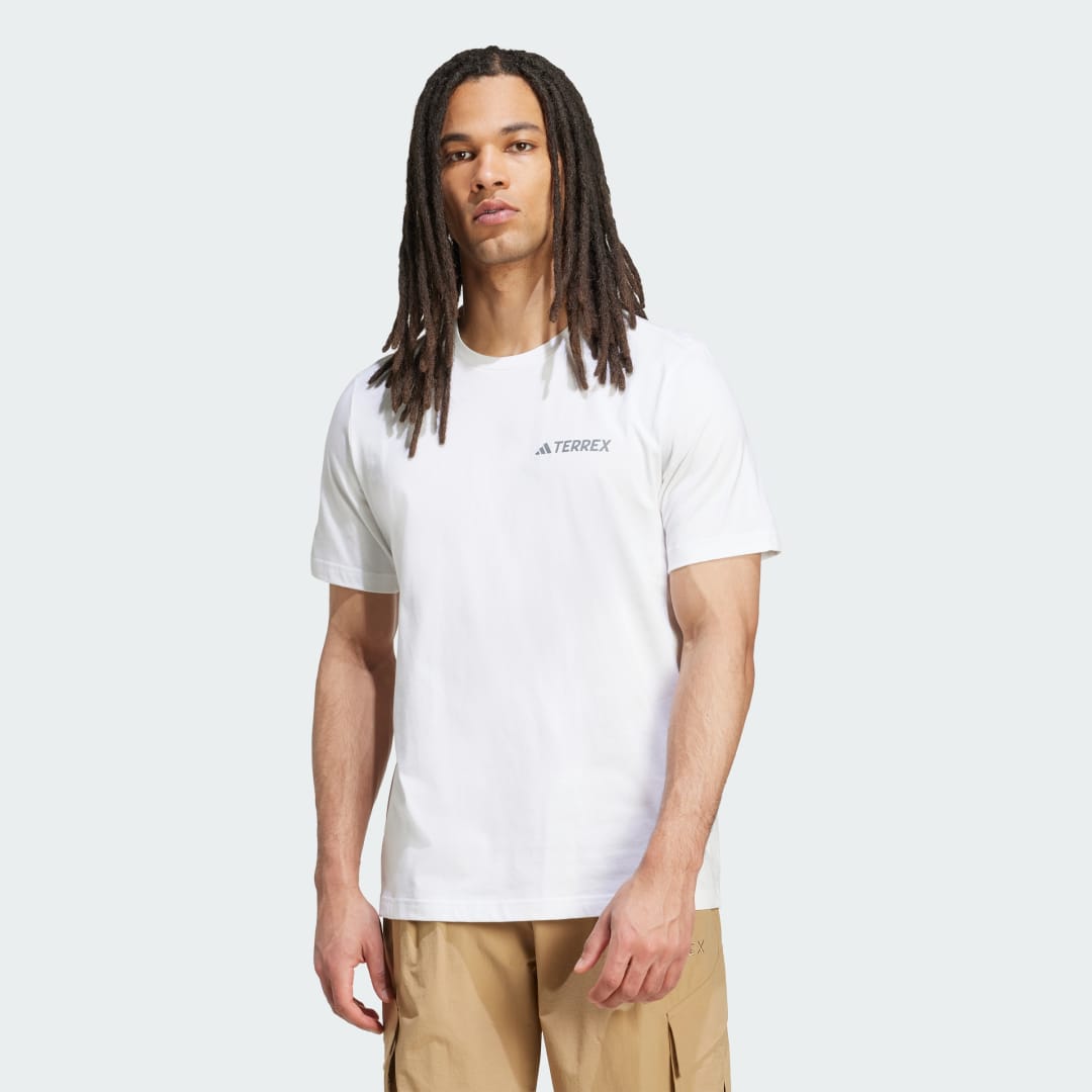 T-paita adidas Performance Terrex Graphic Tee Valkoinen | JW3559, 0