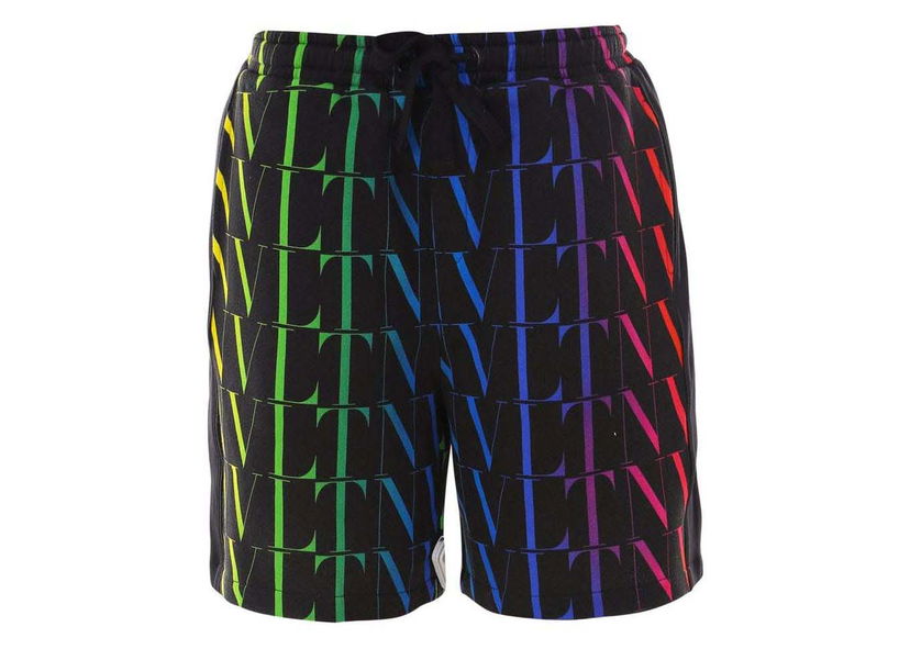 Shortsit Valentino Vltn Times Bermuda Shorts Multicolor Monivärinen | VV3MD02Q6LF20K